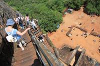 Abstieg von der Felsenfestung Sigiriya
